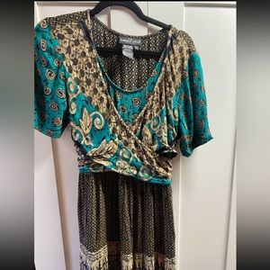 Vintage Carole Little Maxi Dress Size 12